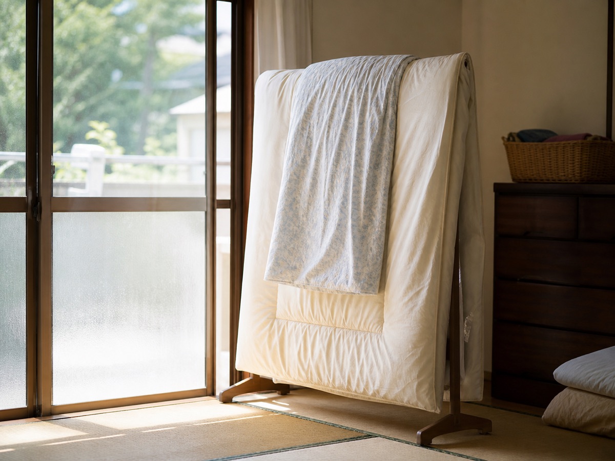 futon-cleaningの実践手順をイメージした生活シーン