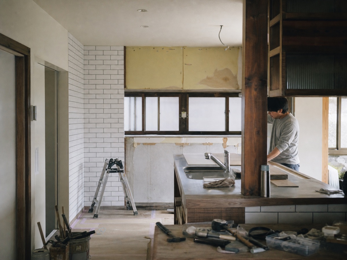 kitchen-reformの比較ポイントをイメージした住まいの写真
